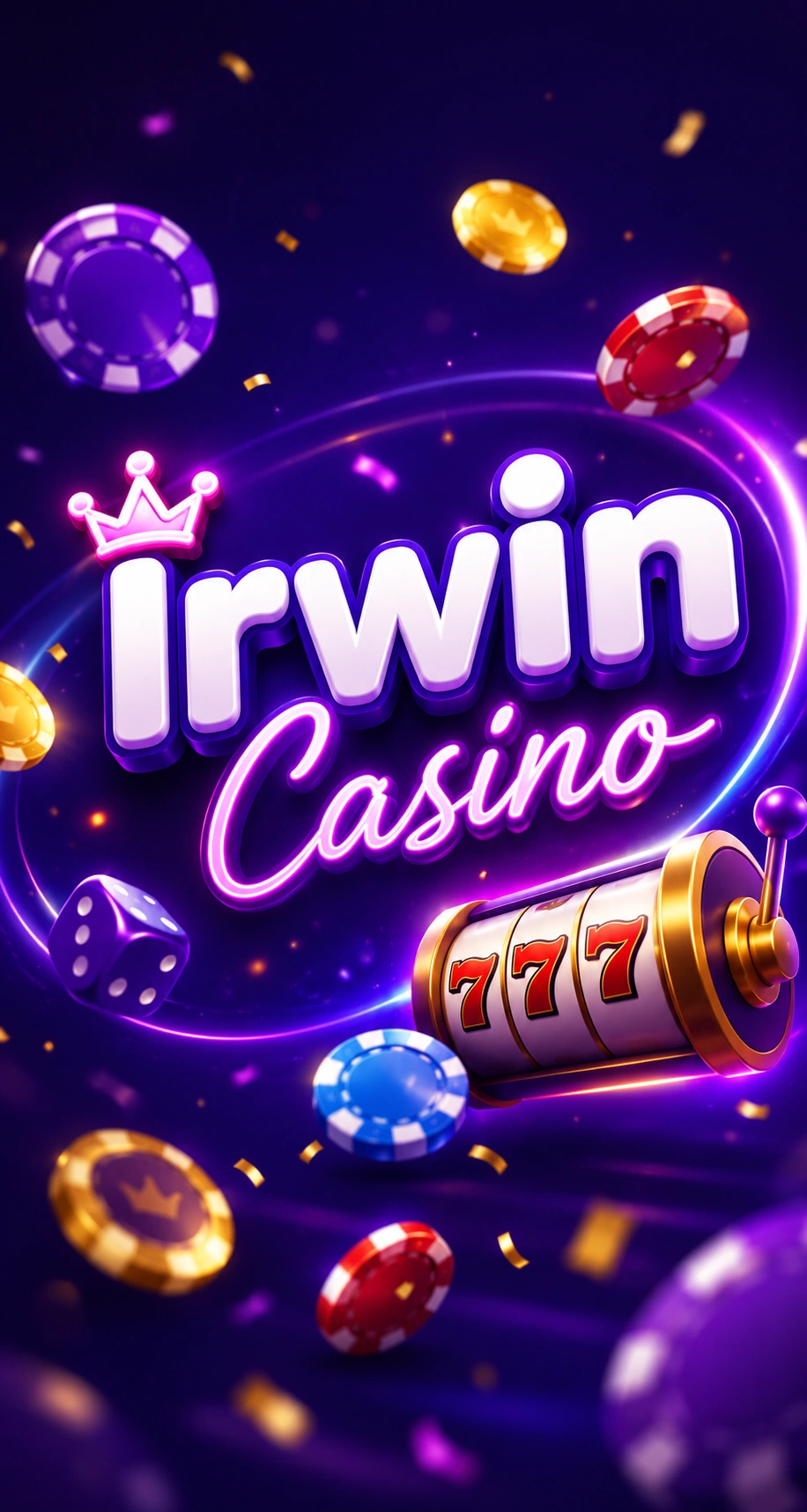 Prévia da landing page de afiliado da Irwin Casino